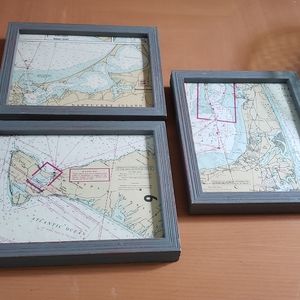Set of 3 framed prints 1 of Nantucket 1 if Cspe Co